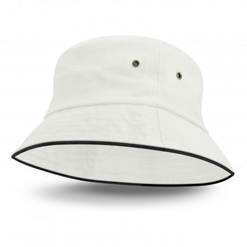 Bondi Bucket Hat - Black Sandwich Trim - Sale - 128371-2